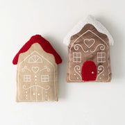 Gingerbread House Pillows-Pillow-Sullivans Home Decor-10.5"L x3.75"W x14"-Urbanheer