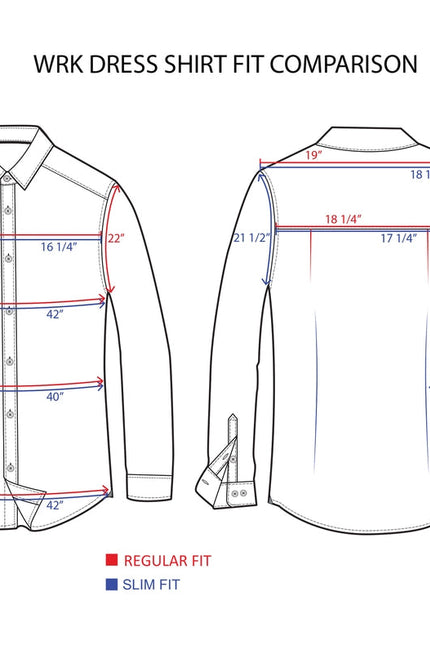 Gingham Check 4-Way Stretch Long Sleeve Shirt