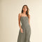 Gingham Pattern Maxi Dress