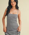 Gingham Print Sweetheart Dress Black Gingham-Dress-KIMBERLY C-S-Black Gingham-Urbanheer