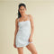 Gingham Print Sweetheart Dress Blue Gingham-Dress-KIMBERLY C-S-Blue Gingham-Urbanheer