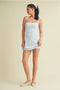 Gingham Print Sweetheart Dress Blue Gingham-Dress-KIMBERLY C-S-Blue Gingham-Urbanheer