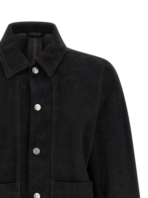 Giorgio Brato Fiore Suede Jacket
