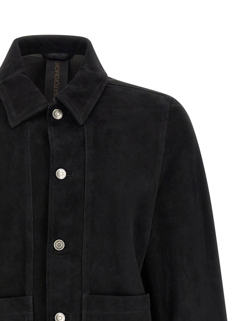 Giorgio Brato Fiore Suede Jacket