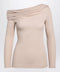 Givenchy Beige sweater with bare shoulder