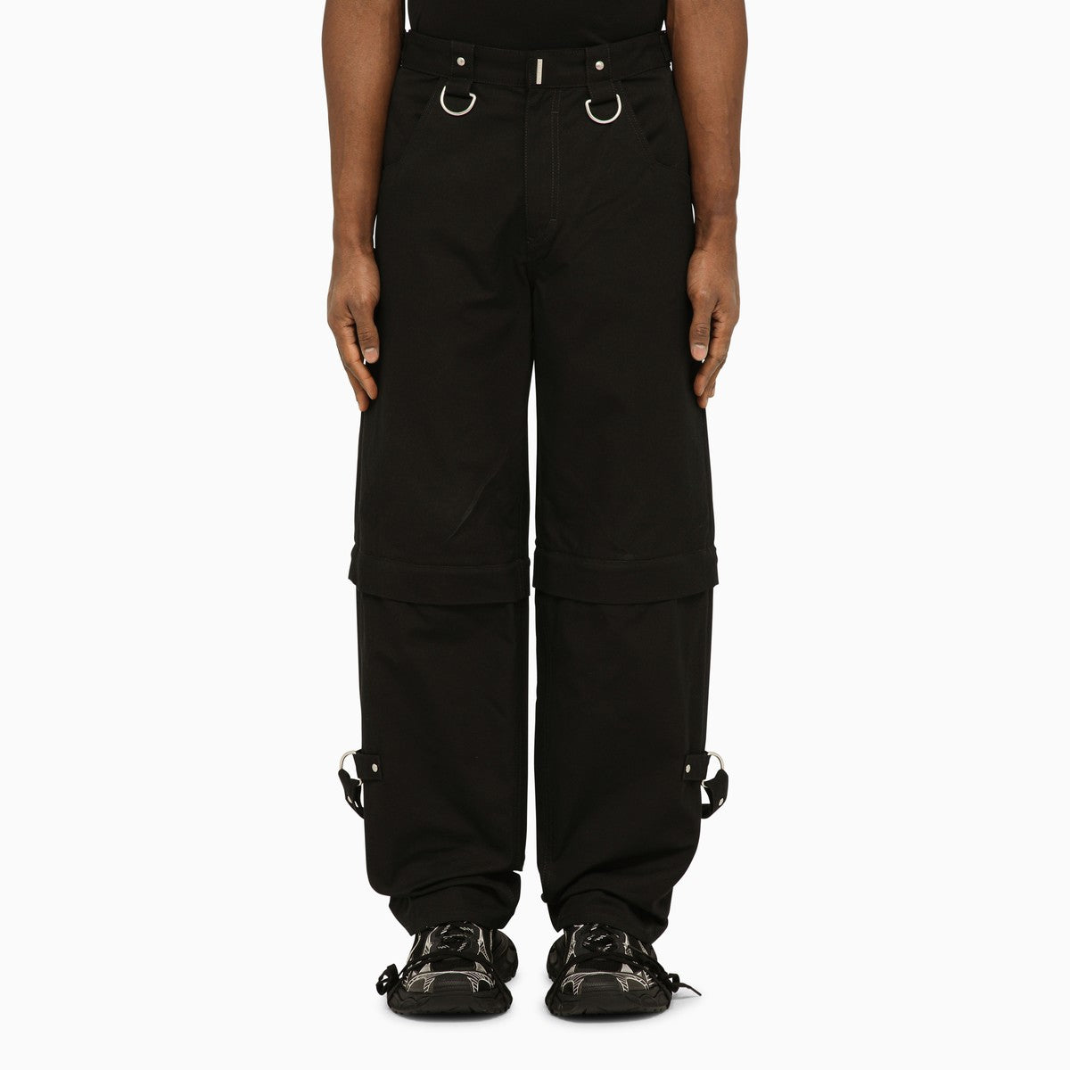 Givenchy Black trousers with removable bottoms
