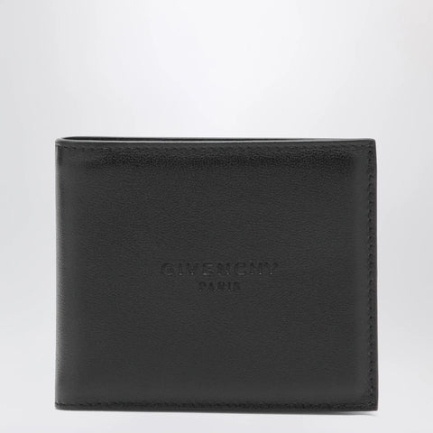 Givenchy Embossed-logo calf leather wallet in black