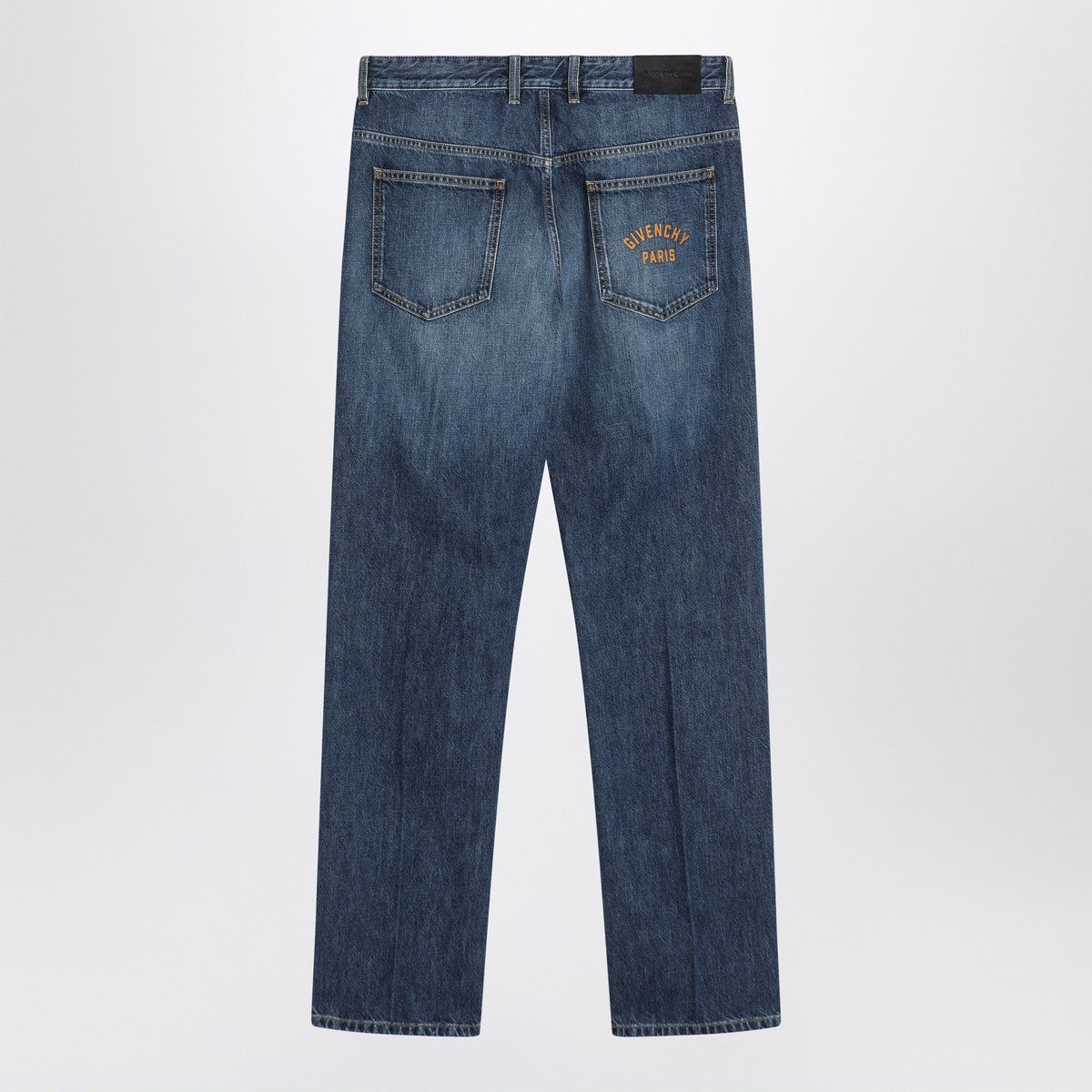 Givenchy Straight jeans dark blue washed effect