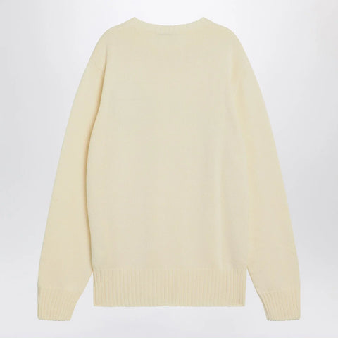 Givenchy Sweater écru in cotton with logo