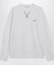 Givenchy White Couture Seam sweatshirt with embroidered logo