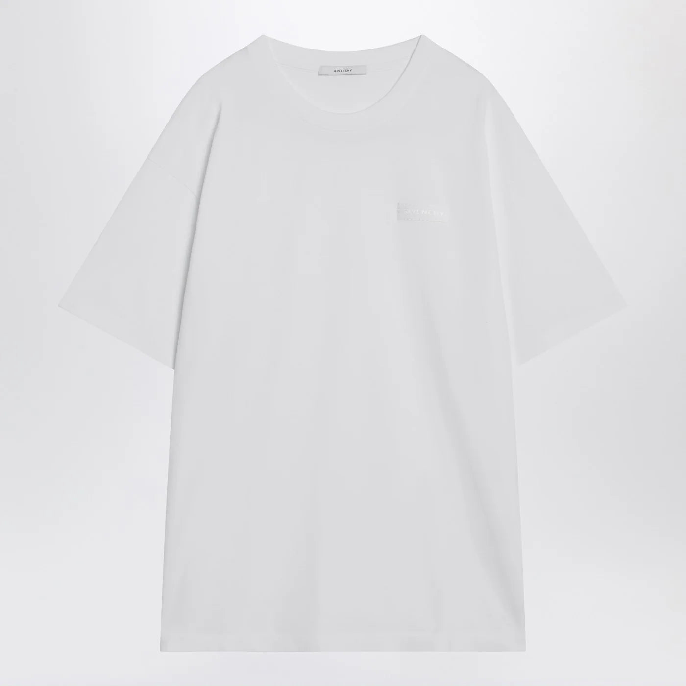 Givenchy White cotton T-shirt with logo patch