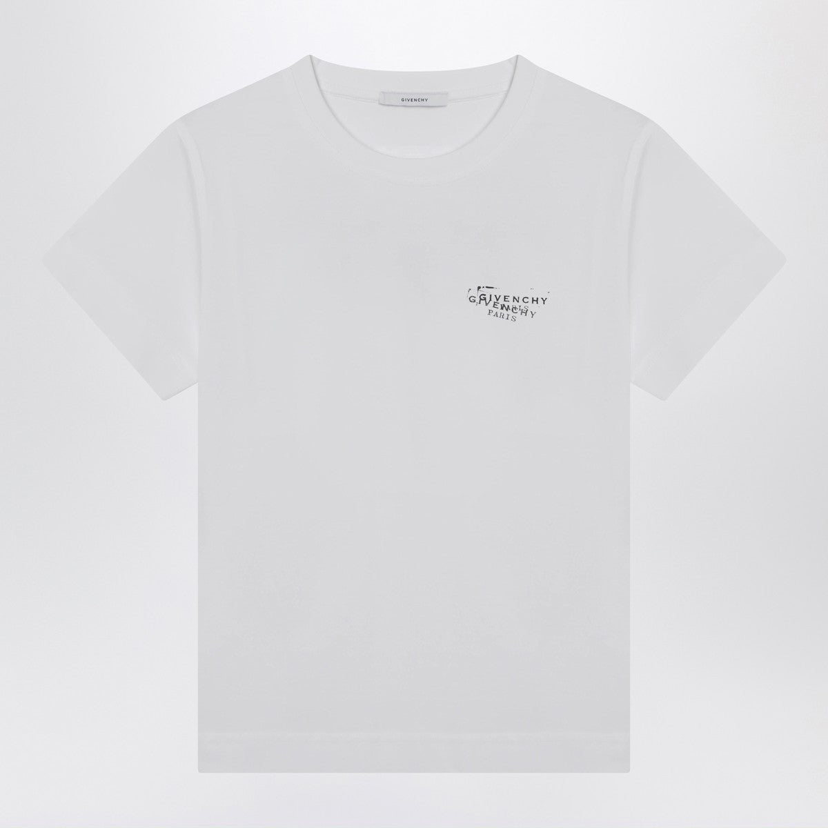 Givenchy White cotton T-shirt with logo print