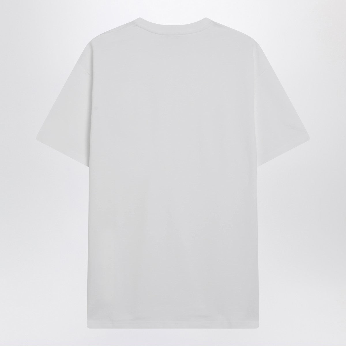 Givenchy White cotton and silk T-shirt with jacquard logo