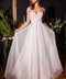 Glitter Flocked Bridal Ball Gown-Dress-Ladivine by Cinderella Divine-4-Off-White-Urbanheer