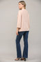 Glitter Yarn Front Pocket Detail Mock Neck Sweater Rose Gold-Sweater-FATE-S-Rose Gold-Urbanheer
