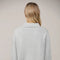 Glitter Yarn Front Pocket Detail Mock Neck Sweater Silver-Sweater-FATE-S-Silver-Urbanheer