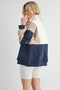 Glo Colorblock Pullover Coffee Navy-Pullover-AEMI + CO-S-Urbanheer