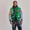 Global Peace Multi Patches Varsity Jacket-Jacket-First Row-S-Green-Urbanheer
