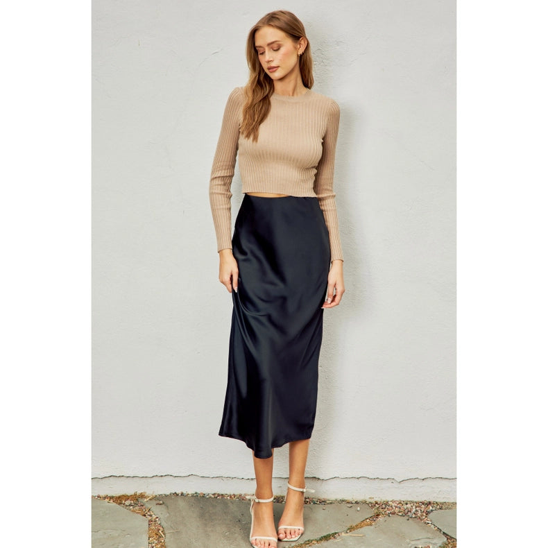 Going Out Pull On Maxi Skirt BLACK-Skirt-Dress Forum-S-BLACK-Urbanheer