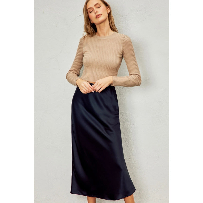 Going Out Pull On Maxi Skirt BLACK-Skirt-Dress Forum-S-BLACK-Urbanheer