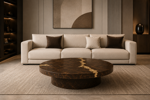 Gold Vein Luxe Coffee Table