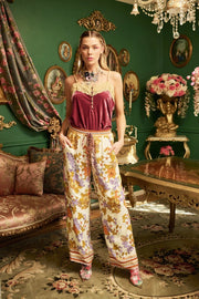 Golden Aurela Pants-Pants-Aratta-S-Ivory Floral-Urbanheer
