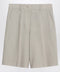 Golden Goose Beige mélange wool-blend bermuda