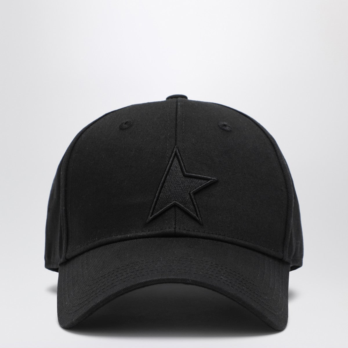 Golden Goose Black baseball cap with star