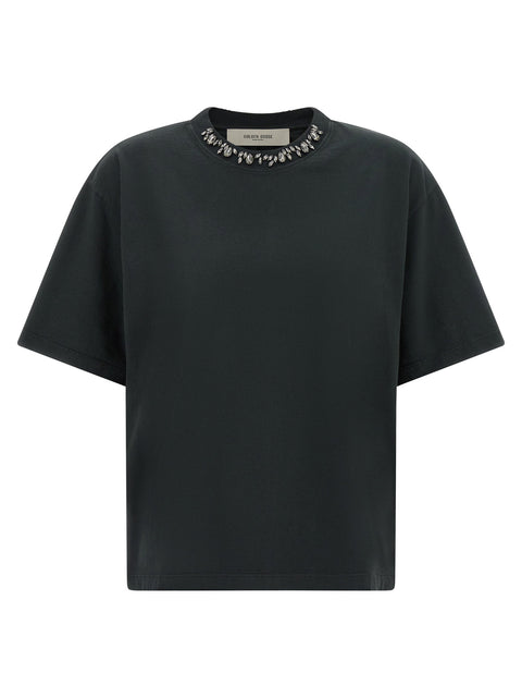 Golden Goose Crystal Crew Neck T-shirt