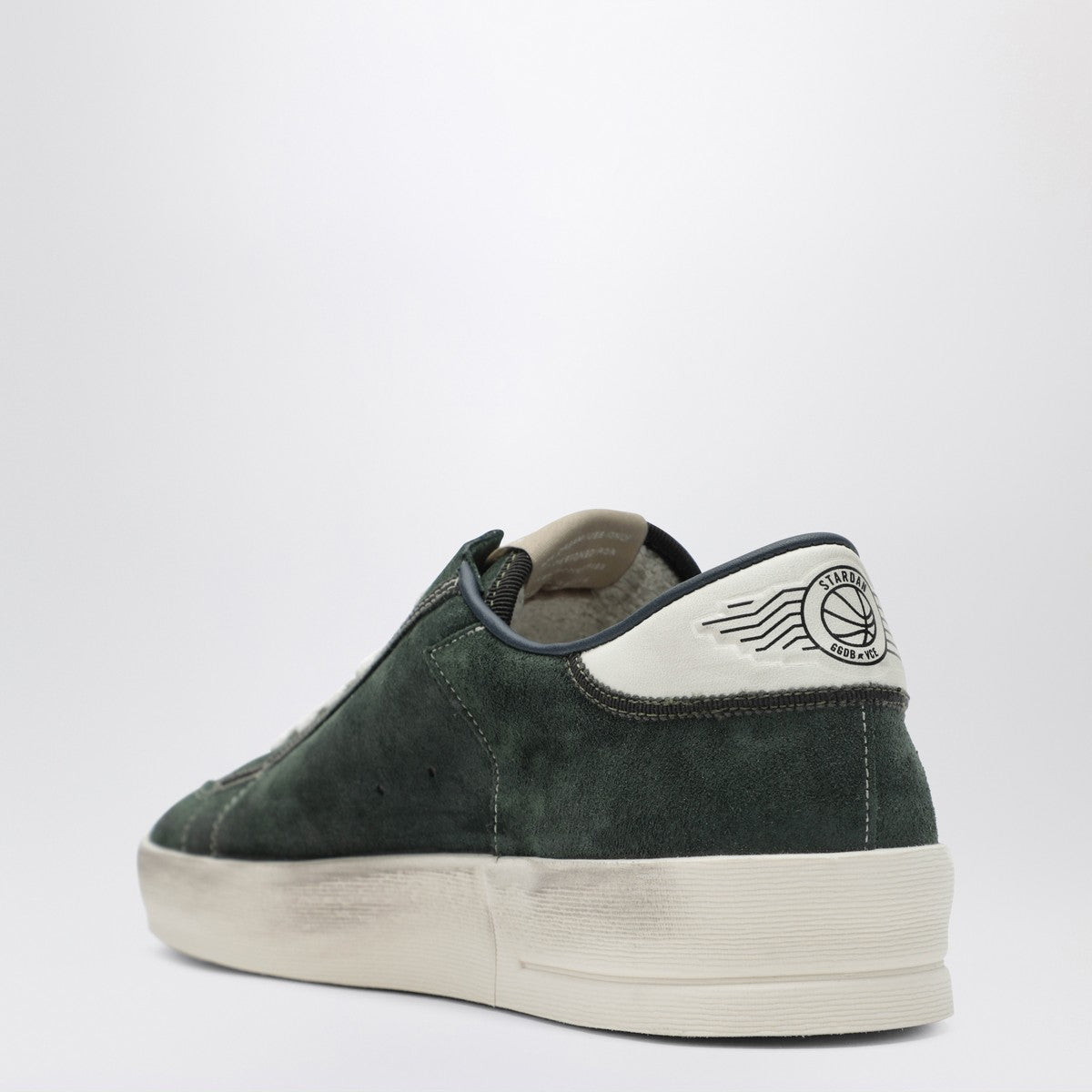 Golden Goose Green and Blue Stardan Sneaker