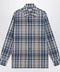 Golden Goose Indigo blue checked shirt