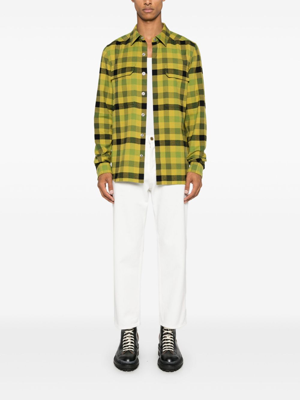 Golden Goose Jeans White