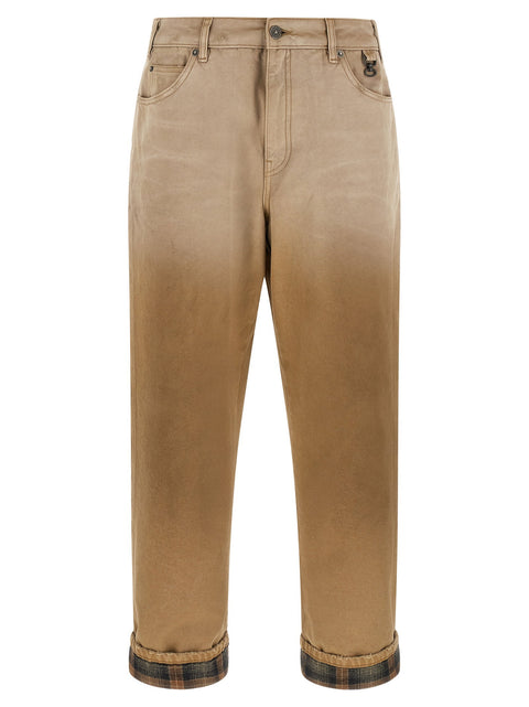 Golden Goose Journey Russell Trousers With Check Lapels