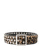 Golden Goose Leopard-Pattern Studded Belt