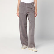 Golden Goose Light brown pants in chevron wool blend