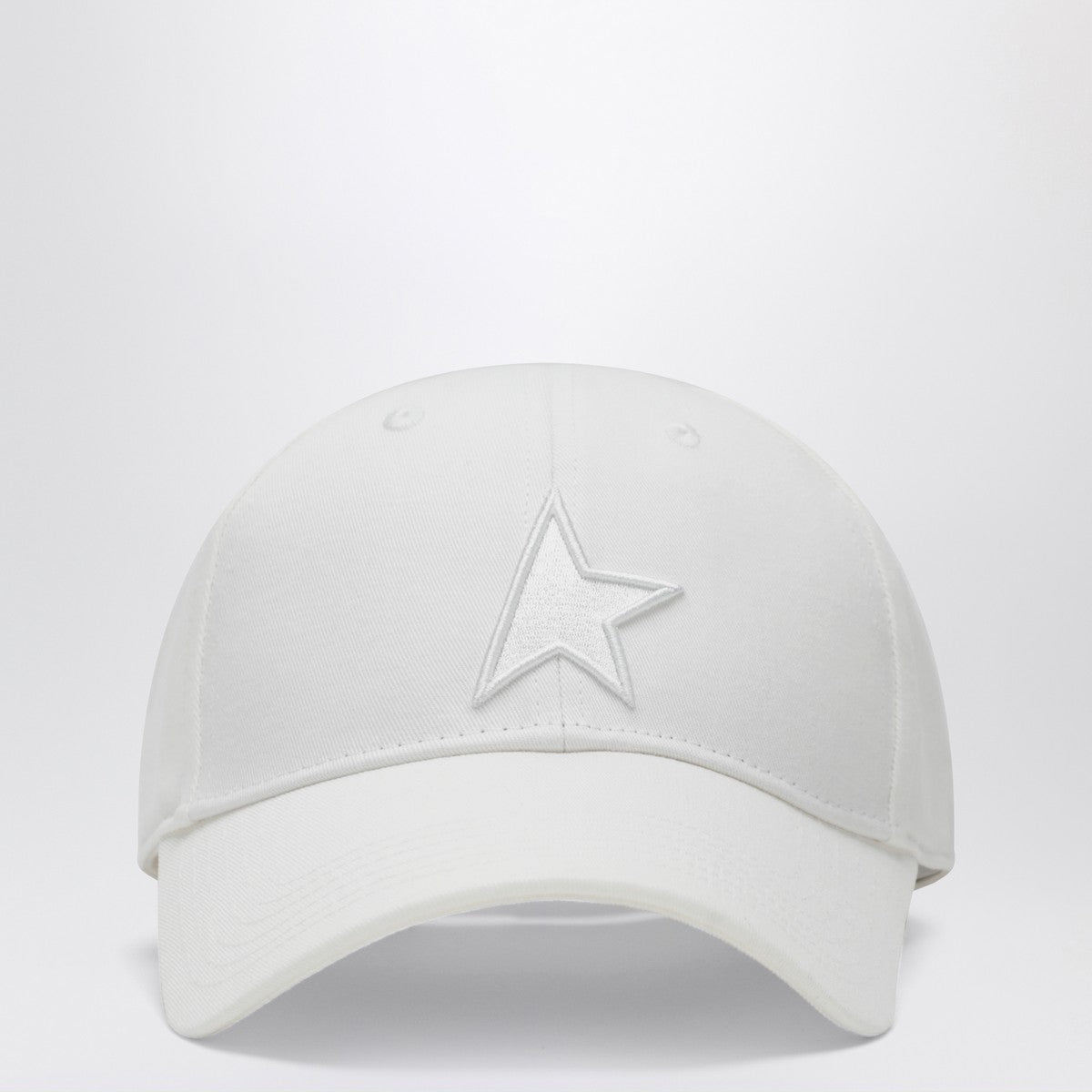 Golden Goose White baseball cap with star