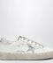 Golden Goose White/silver Hi-Star Sneakers