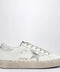 Golden Goose White/silver Hi-Star Sneakers