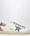 Golden Goose White/silver/gold Super-Star Sneakers