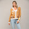 Golf Embroidered Patch Cardigan CAMEL MULTI-Cardigan-FATE-S-CAMEL MULTI-Urbanheer