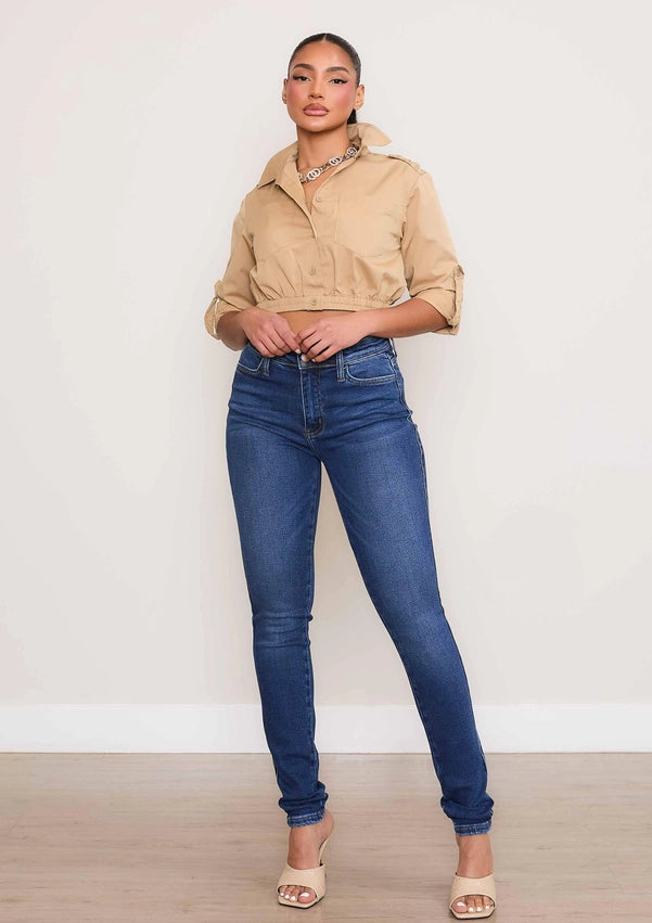 Gone Girl Skinny Jeans Dark Stone-Jeans-Vibrant M.i.U-1-Dark Stone-Urbanheer