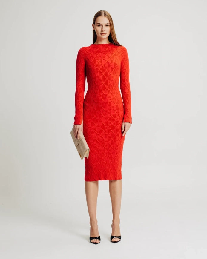 Grace Dress-Dress-Torn By Ronny Kobo-XS-Red-Urbanheer