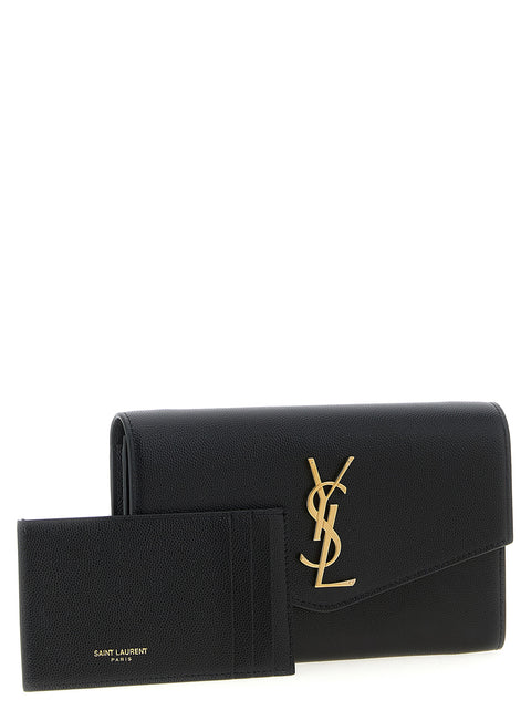 Grain de Poudre Royal Leather Clutch Bag