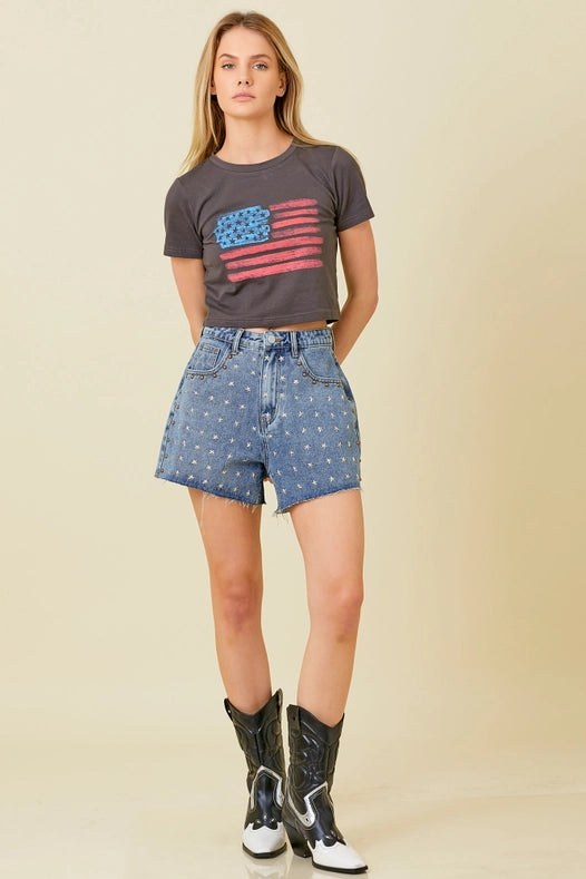 Graphic Baby Tee CHAROCAL-Tee-Baevely by Wellmade USA-S-Urbanheer