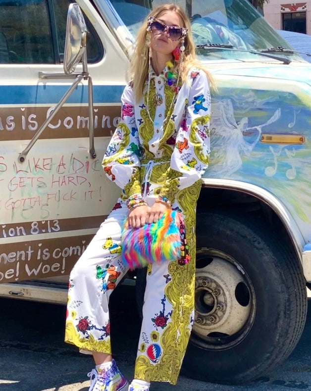 Grateful Dead Fabulous Scarf Pants-Pants-Meghan Fabulous-XS-Urbanheer