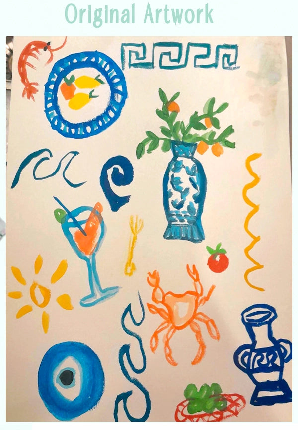 Greco Two Piece Set 100% Cotton-Set-Melci Studio-XS-Urbanheer