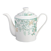Green Leaves Tea Pot 1.1 L-Teapot-STP-6.57 х 5.16 х 9.84" (16.7 х 13.1 х 25 cm)-Urbanheer