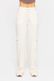 Green - Organic Cotton Blend Cargo Trousers NATURAL-Cargo Pants-Mono B-S-NATURAL-Urbanheer