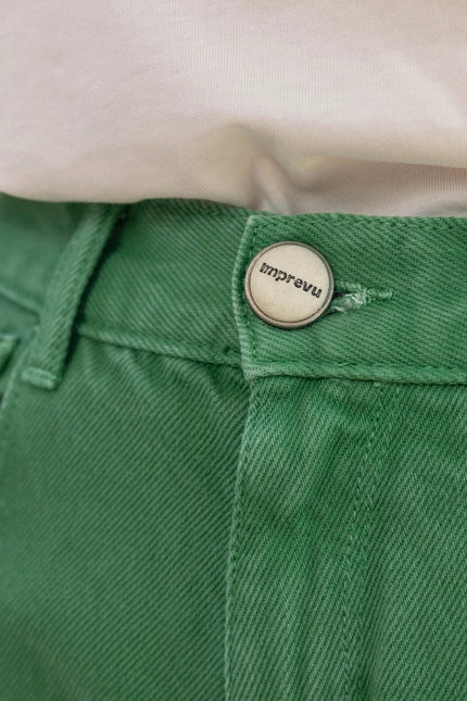 Green Swiggy Jeans-Clothing Jeans-IMPREVU-Urbanheer