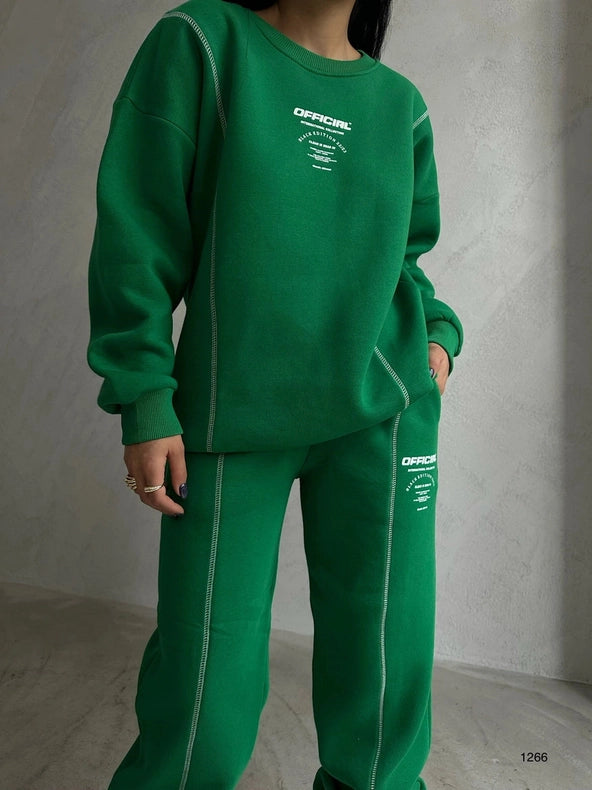 Green Tracksuit-Tracksuit-Blak Wardrob-S-Urbanheer